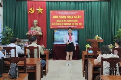Hội nghị nhà giáo, CBQL giáo dục, người lao động và triển khai kế hoạch năm học 2023 – 2024