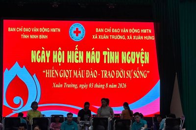 Giáo viên trường THCS Xuân Phương tích cực tham gia Ngày hội hiến máu tình nguyện “Hiến giọt máu đào – Trao đời sự sống” năm 2026.